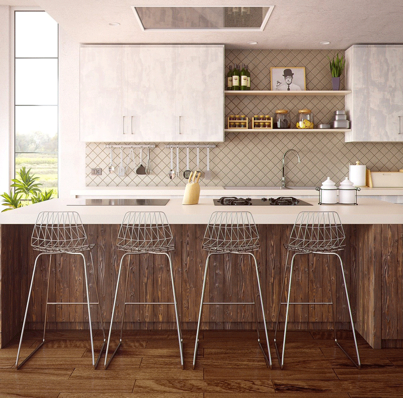 Kitchen wallpaper - Kitchen decor trends 2021 